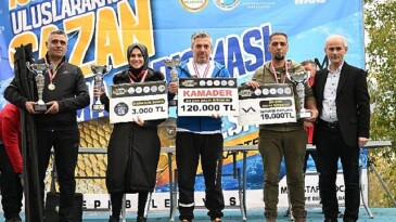 Kartepe’de sazan balığı tutma yarışı sonuçlandı