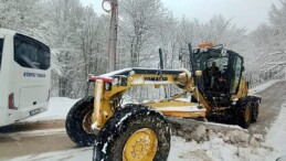 Kocaeli Büyükşehir’in kar kaplanları iş başında