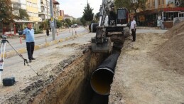 Korkuteli İstiklal Caddesi alt yapısı yenileniyor