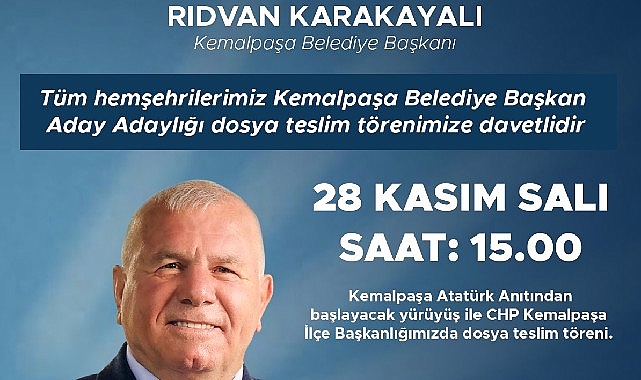 Lider Karakayalı adaylık müracaatında bulunacak