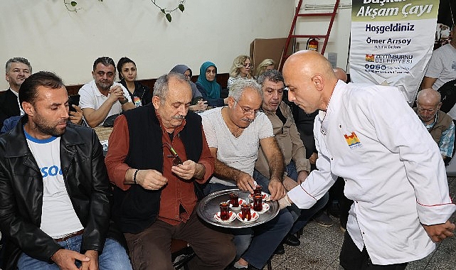 Liderle Akşam Çayı’nın Birinci Durağı Veliefendi Mahallesi Oldu