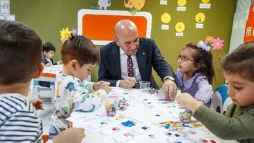 Masal Meskeni çocuklarından Lider Soyer’e sürpriz