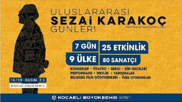 Memleketler arası Sezai Karakoç Günleri basın toplantısı ile duyurulacak