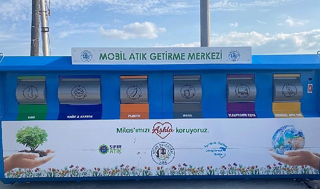 Milas belediyesi, geri dönüşüm çalışmalarını sürdürüyor