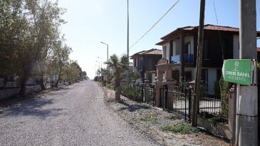 Ören’de Kanalizasyonun Tamamlandığı Bölgeler Asfaltlanıyor