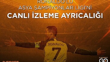 Ronaldo’lu Asya Şampiyonlar Ligi’ni Canlı İzleme Ayrıcalığı