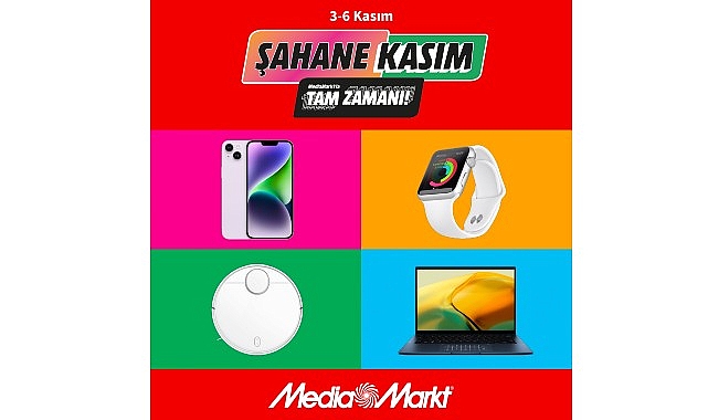 “Şahane Kasım” Fırsatları MediaMarkt’ta Başladı!