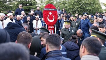 Şehit üsteğmen Abdullah Köse son seyahatine uğurlandı