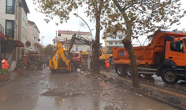 Şile’ye 94 işçi, 38 araçla müdahale edildi