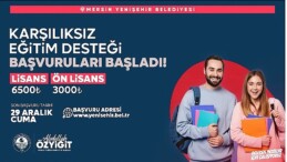 Yenişehir Belediyesinin karşılıksız eğitim dayanağı müracaatları başladı