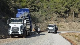 Alanya Katı Atık Tesis yolu asfaltlandı