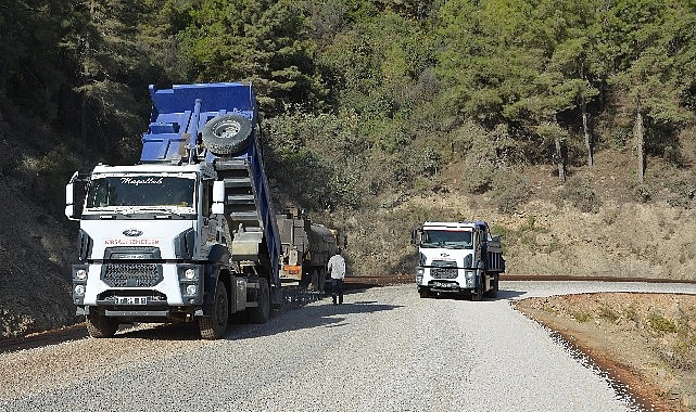 Alanya Katı Atık Tesis yolu asfaltlandı