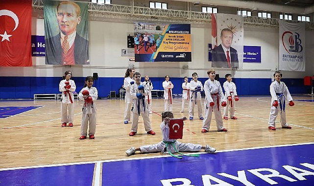 Bayrampaşa’da spor okulu kış dönemi başladı