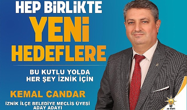 Bu kutlu yolda İznik için bende varım