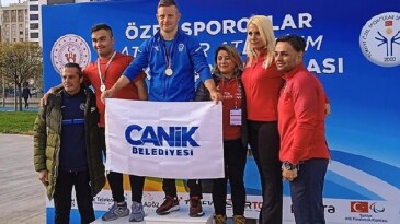 Canikli Ulusal Sportmen Ali Topaloğlu Rekorlara Doymuyor