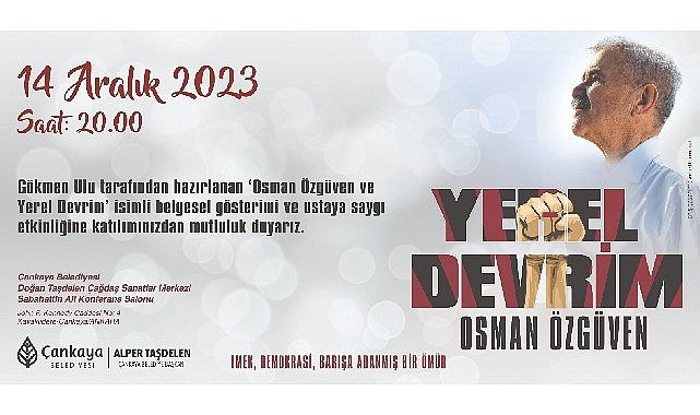 Çankaya’da “yerel devrim”