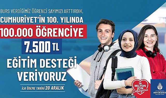 Cumhuriyet’in 100. Yılında 100 bin öğrenciye eğitim takviyesi