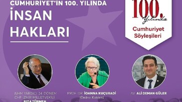 “Cumhuriyetin 100. yılında İnsan Hakları” Apikam’da konuşulacak
