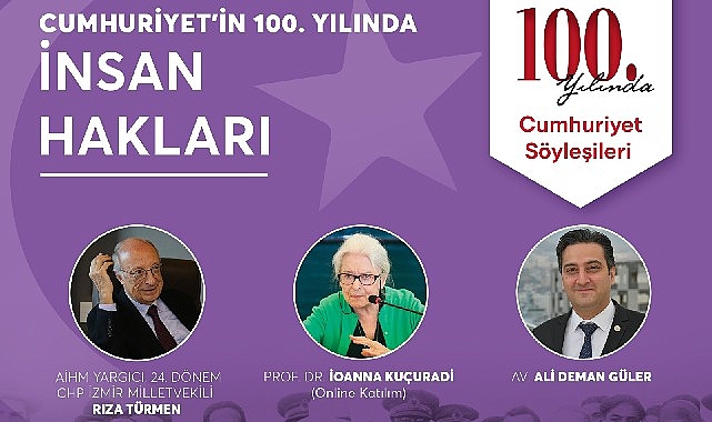 “Cumhuriyetin 100. yılında İnsan Hakları” Apikam’da konuşulacak