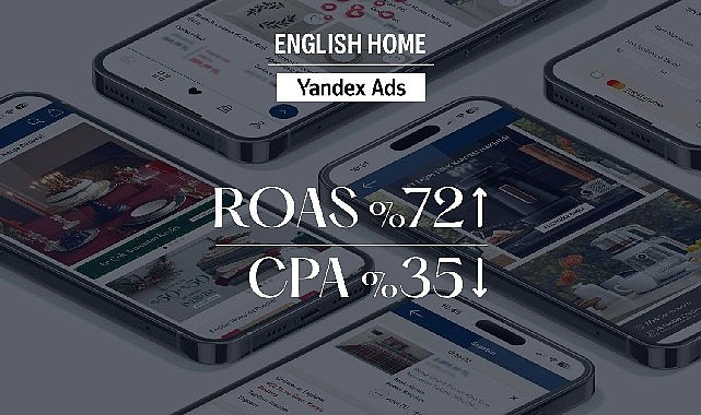 English Home, Yandex Ads iş birliği ile Efsane Cuma devrinde reklam harcama getirilerini %72 artırdı