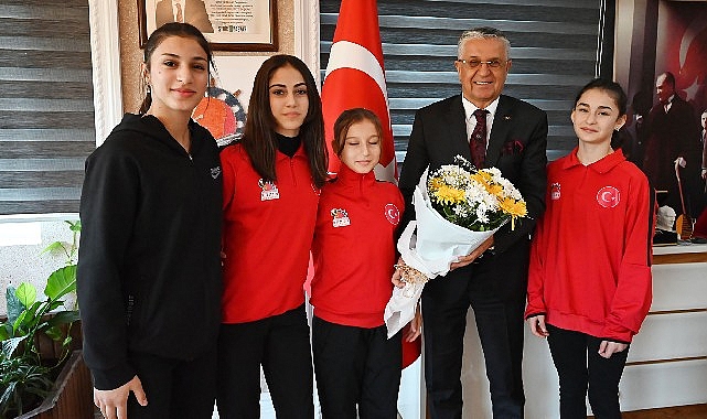 Genç judoculardan Lider Topaloğlu’na ziyaret