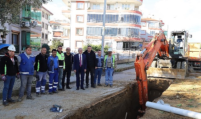 İZSU’dan Ödemiş’e dev yağmur suyu çizgisi yatırımı