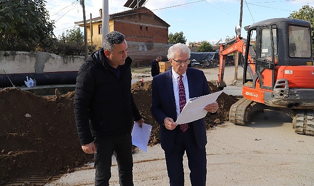 İZSU’nun Ödemiş’te yağmur suyu çizgisi yatırımları sürüyor