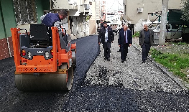 Karabağlar’da asfaltlamalar birebir süratle devam