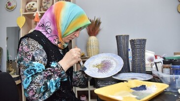 Kartepe’de dekoratif el sanatları kursu
