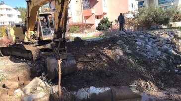 Kemer’de altyapı çalışmaları