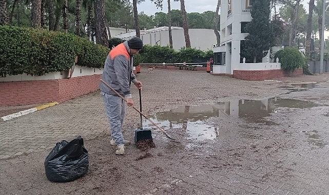 Kemer’de paklık çalışmaları devam ediyor