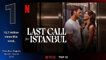 Kıvanç Tatlıtuğ ve Beren Saat’i yıllar sonra Netflix’te buluşturan İstanbul İçin Son Davet, 76 ülkenin TOP 10 listesinde, 13 ülkede ise zirvede!