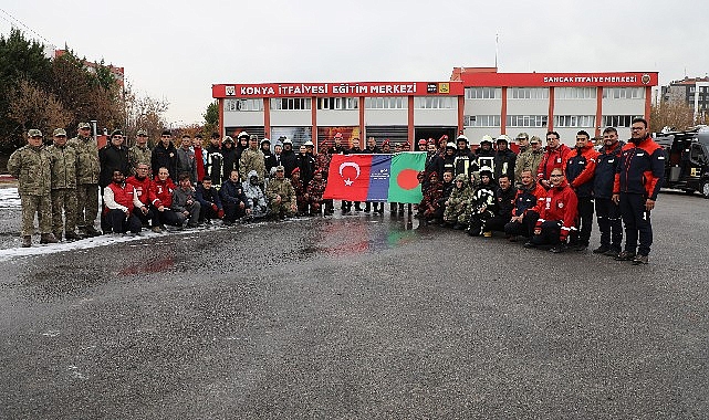 Konya Büyükşehir-Tika İş Birliğiyle Bangladeşli İtfaiyecilere Verilen Eğitim Programının İkinci Basamağı Tamamlandı