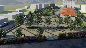 Köseköy’de meydan düzenlemesi başladı