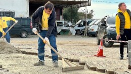 Lider Atabay, cumhuriyet mahallesi’ndeki çalışmaları denetledi