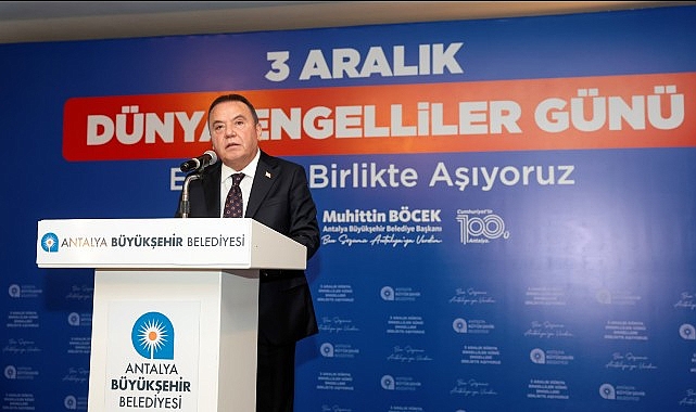 Lider Böcek engelli bireyler ile bir ortaya geldi