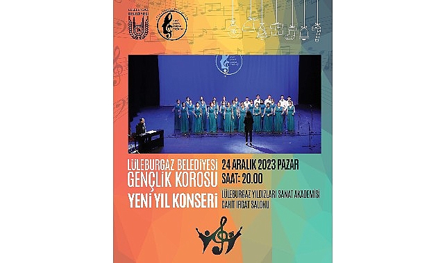 Lüleburgaz Belediyesi korolarından yeni yıl konserleri