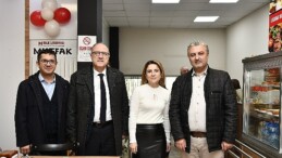 Malkara belediyesi lideri Ulaş Yurdakul halk lokantası’nın açılışına katıldı