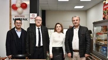 Malkara belediyesi lideri Ulaş Yurdakul halk lokantası’nın açılışına katıldı