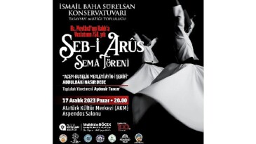 Mevlânâ vuslatının 750’nci yılında Sema Merasimi ile anılacak