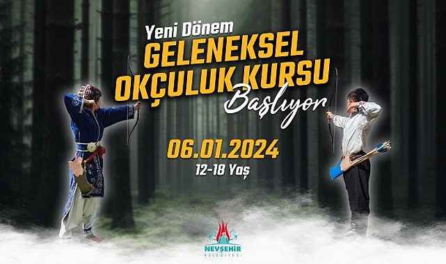 Nevşehir Belediyesi: Klasik okçuluk kursu açılacak