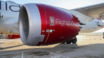 Rolls-Royce Trent 1000 motorları %100 Sürdürülebilir Havacılık Yakıtı kullanılarak gerçekleştirilen uçuşa güç verdi