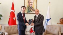 Soyer İtalya’nın İzmir Konsolosu Daniele Bianchi’yi ağırladı