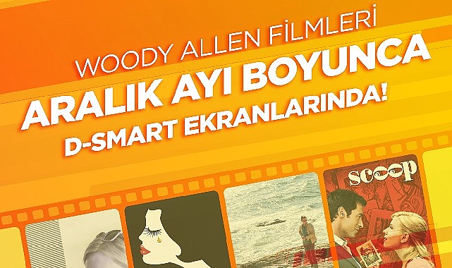 Woody Allen sinemaları Aralık ayı boyunca D-Smart ekranlarında!