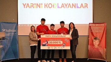 “Yarını kodlayanlar” projesi kapsamında gençler afet idaresi için fikir üretti