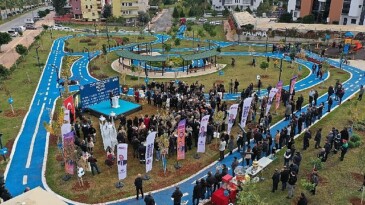 Yenişehir Belediyesi 5 bin metrekarelik bisiklet eğitim parkı açtı