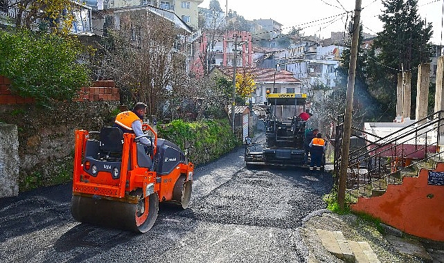 2023’te 20 bin tondan fazla asfalt serildi