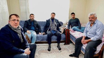 AK Parti milletvekili Çalışkan ve belediye lideri Savran’dan Gazi Ali Aydoğdu’ya ziyeret