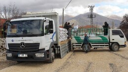 Antalya Büyükşehir Belediyesi’nin süt yemi takviyesi sürüyor