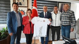 Antalyaspor heyetinden Lider Topaloğlu’na ziyaret